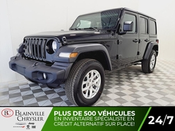 2023 Jeep Wrangler SPORT S UNLIMITED ATTELAGE DE REMORQUE  - BC-30152  - Blainville Chrysler