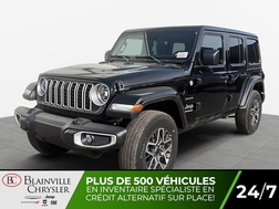 2024 Jeep Wrangler Sahara Unlimited 4x4 UCONNECT 12 PO CAM DE RECUL  - BC-4006  - Blainville Chrysler