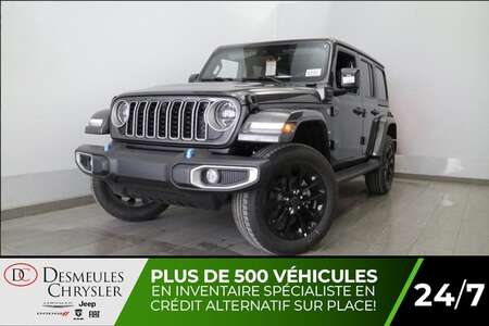 2024 Jeep WRANGLER 4XE Sahara 4XE HYBRIDE UCONNECT CAMERA DE RECUL for Sale  - DC-24014  - Blainville Chrysler