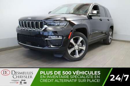 2023 Jeep Grand Cherokee Limited 4x4 UCONNECT 10.1PO NAV CAMERA 360 for Sale  - DC-23644  - Blainville Chrysler