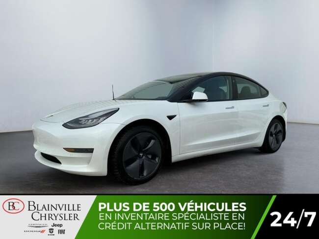 2020 Tesla Model 3 STANDARD RANGE TOIT VITRÉ NAVIGATION INTERACTIVE for Sale  - BC-P5569  - Desmeules Chrysler