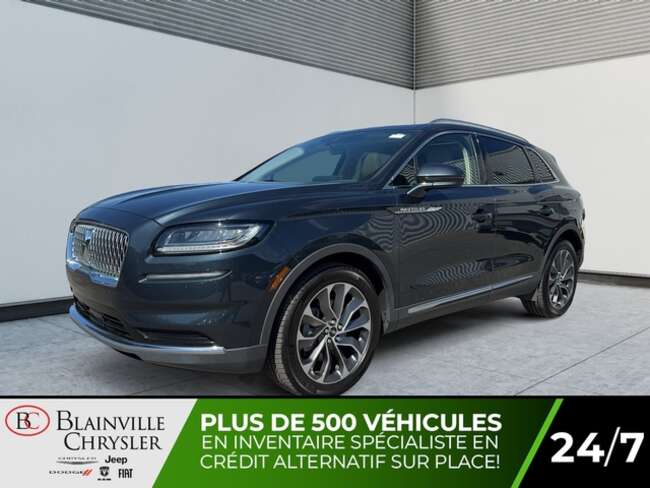 2021 Lincoln NAUTILUS RESERVE DÉMARREUR APPLE CARPLAY ANDROID AUTO CUIR for Sale  - BC-N5076  - Blainville Chrysler