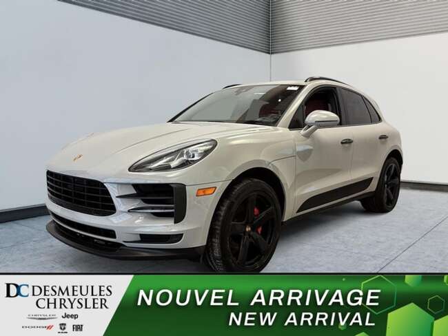 2020 Porsche Macan S AWD Toit panoramique Cuir rouge Mags noir Nav for Sale  - DC-D6114  - Desmeules Chrysler