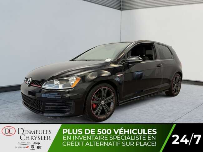 2016 Volkswagen Golf GTI Manuelle 2 Portes Air climatisé Mags 18 pouces for Sale  - DC-S5707  - Desmeules Chrysler