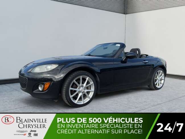 2009 Mazda MX-5 Miata MX 5 TOIT RÉTRACTABLE MAGS COMMANDES AU VOLANT for Sale  - BC-P5077  - Desmeules Chrysler