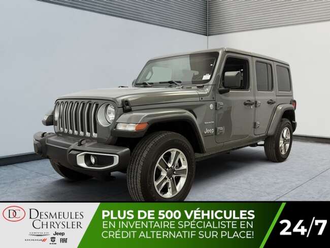 2023 Jeep Wrangler Sahara 4x4 Toit rigide 3 sect Air climatisé Caméra for Sale  - DC-L5702  - Blainville Chrysler