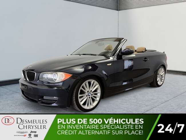 2009 BMW 1 Series 128i Décapotable Cuir beige Sièges chauffants for Sale  - DC-SIMJ74860  - Blainville Chrysler