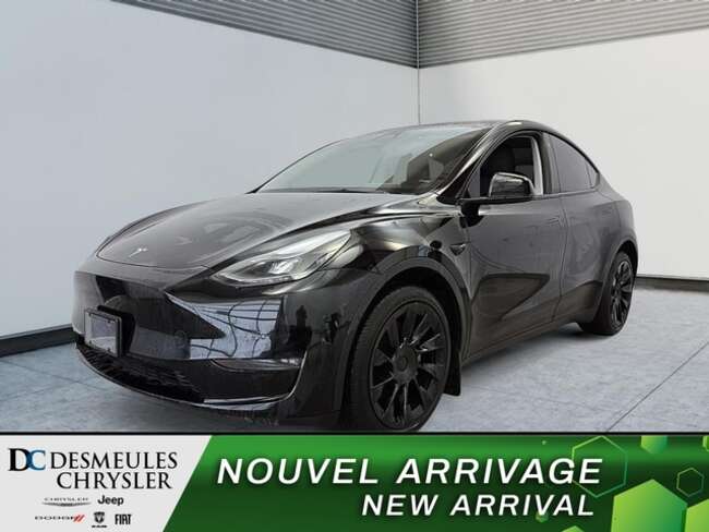 2022 Tesla Model Y Long Range AWD Toit vitré Navigation Cuir Caméra for Sale  - DC-D6161  - Desmeules Chrysler