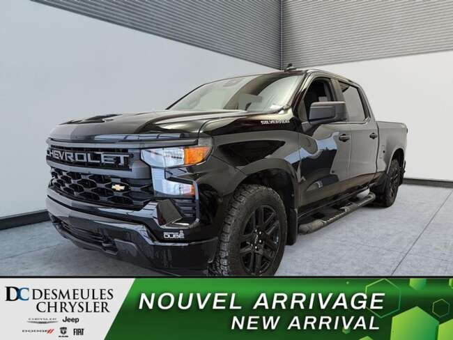 2023 Chevrolet Silverado 1500 Custom 4WD Crew Cab 6 Passagers Caméra recul for Sale  - DC-D6101  - Desmeules Chrysler