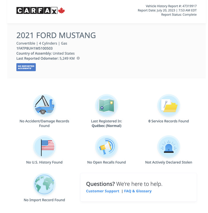 2021 Ford Mustang  - Blainville Chrysler