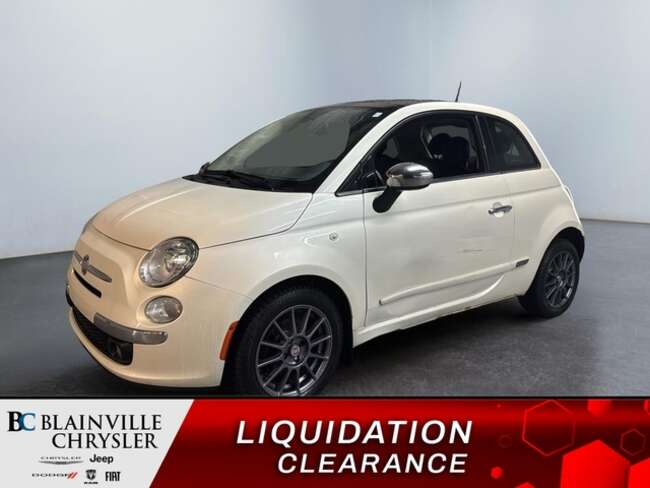 2013 Fiat 500 AUTO SUR RDV SEULEMENT AU 514-757-3087 for Sale  - BC-40527A  - Blainville Chrysler