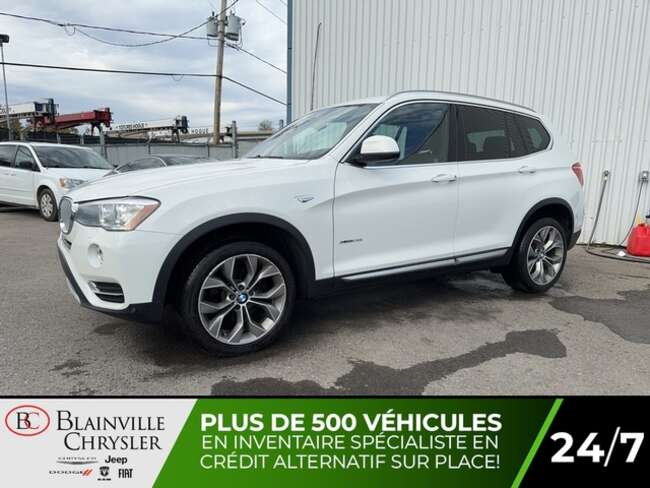 2017 BMW X3 xDrive28i APPLE CARPLAY ANDROID AUTO CUIR MAGS for Sale  - BC-N5238  - Blainville Chrysler