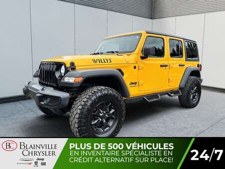 2021 Jeep Wrangler WILLYS UNLIMITED 4X4 TRAIL FX MARCHEPIEDS LIFTKIT for Sale  - BC-P4763  - Blainville Chrysler