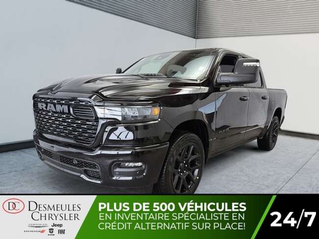 2025 Ram 1500 Sport Crew Cab 4x4 Uconnect Navigation Cuir Caméra for Sale  - DC-25112  - Desmeules Chrysler