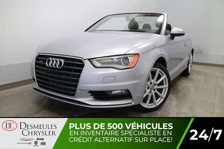 2016 Audi A3 2.0T KOMFORT DÉCAPOTABLE QUATTRO   A/C   CUIR for Sale  - DC-S3841  - Blainville Chrysler