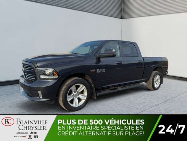 2015 Ram 1500 SPORT 4X4 CREW CAB CAISSE 6.4 PIEDS MARCHEPIEDS for Sale  - BC-30743A  - Desmeules Chrysler