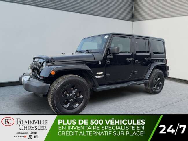 2013 Jeep Wrangler UNLIMITED 4X4 MARCHEPIEDS MAGS TOIT RIGIDE CRUISE for Sale  - BC-40449B  - Desmeules Chrysler