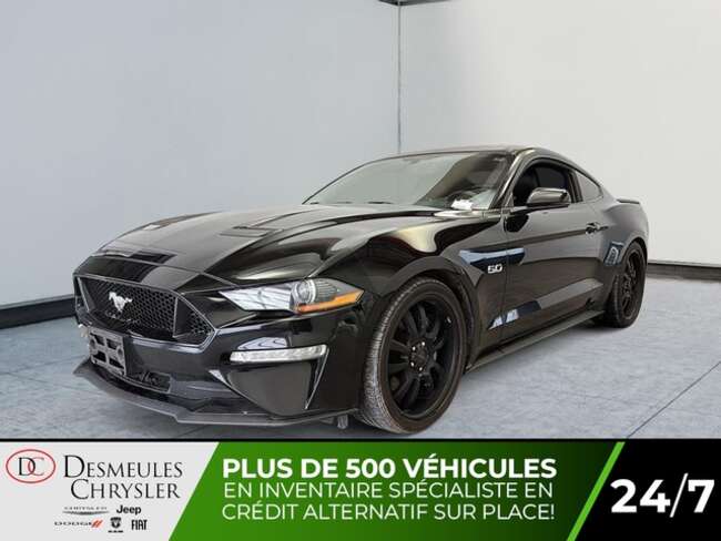 2019 Ford Mustang GT Premium Manuelle Cuir 460Hp Caméra Cruise Mags for Sale  - DC-D6199  - Desmeules Chrysler