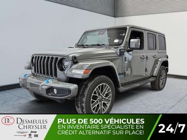 2022 Jeep WRANGLER 4XE Unlimited Sahara High Altitude 4Xe Toit rigide Cam for Sale  - DC-D6189  - Desmeules Chrysler