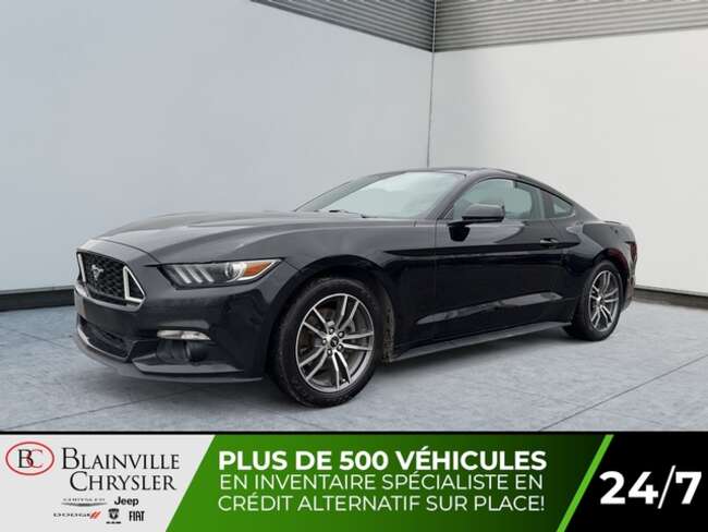 2017 Ford Mustang ECOBOOST MANUELLE 6 VITESSES MAGS CUIR ROUGE for Sale  - BC-D5372A  - Blainville Chrysler