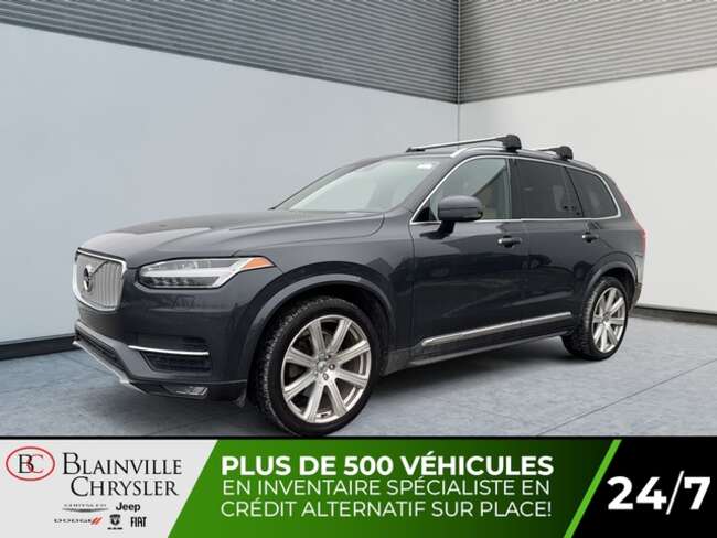 2016 Volvo XC90 T6 INSCRIPTION AWD 7 PLACES NAVIGATION CUIR TAN for Sale  - BC-40508A  - Blainville Chrysler