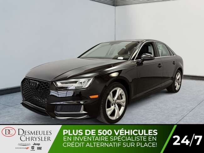 2019 Audi A4 Progressiv Quattro Toit ouvrant Navigation Cuir for Sale  - DC-D6055  - Desmeules Chrysler