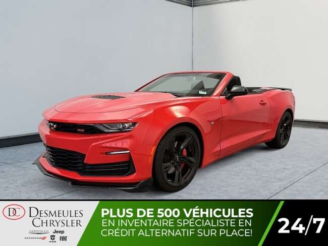 2023 Chevrolet Camaro SS Intérieur Cuir V8 6,2L Supercharged Décapotable for Sale  - DC-D6245  - Desmeules Chrysler