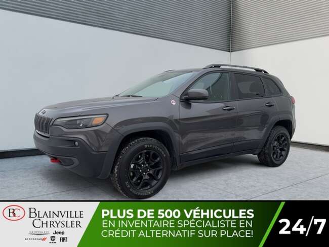 2021 Jeep Cherokee TRAILHAWK 4X4 DÉMARREUR UCONNECT MAGS for Sale  - BC-P5424  - Desmeules Chrysler