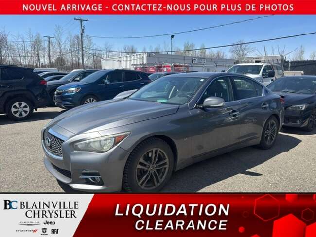2015 Infiniti Q50 AUTO SUR RDV SEULEMENT AU 514-757-3087 for Sale  - BC-40572A  - Desmeules Chrysler
