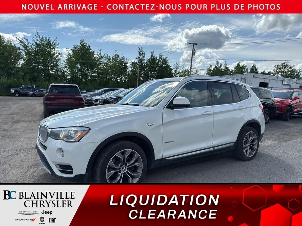 2017 BMW X3  - Desmeules Chrysler