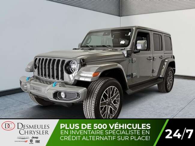 2022 Jeep WRANGLER 4XE Unlimited Sahara High Altitude 4Xe Toit rigide Cam for Sale  - DC-D6189  - Desmeules Chrysler