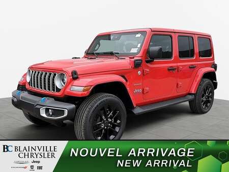 2024 Jeep WRANGLER 4XE Sahara HYBRIDE UCONNECT 12 POUCES CAM DE RECUL for Sale  - BC-40055  - Blainville Chrysler