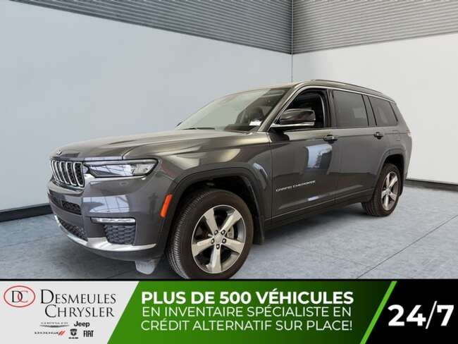 2021 Jeep Grand Cherokee L Limited 4x4 Toit ouvrant pano Cuir 7 Passagers Nav for Sale  - DC-L5470  - Desmeules Chrysler