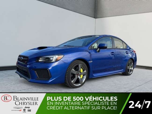 2018 Subaru WRX STI MANUELLE CUIR ET SUÈDE SI DRIVE for Sale  - BC-N5419  - Desmeules Chrysler