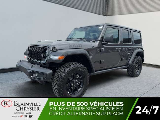2024 Jeep Wrangler Willys for Sale  - BC-40396  - Desmeules Chrysler