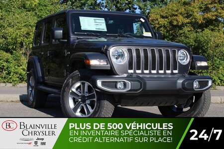 2021 Jeep Wrangler UNLMITED SAHARA * GPS * ECRAN TACTILE 8.4 PO * for Sale  - BC-21792  - Desmeules Chrysler