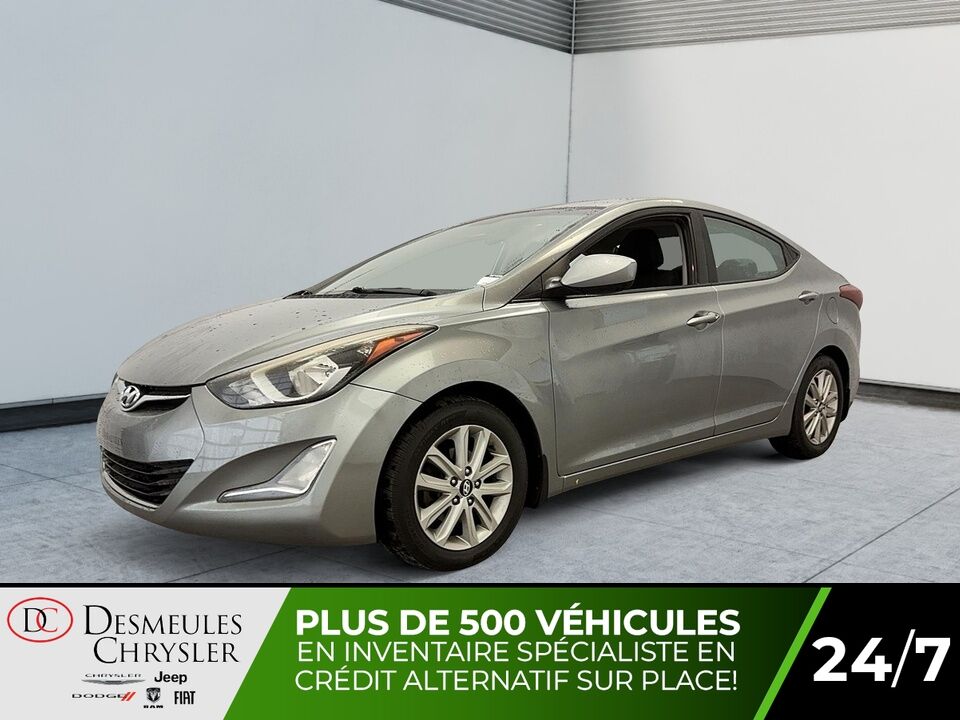 2015 Hyundai Elantra  - Desmeules Chrysler