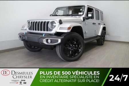 2024 Jeep WRANGLER 4XE Sahara 4xE UCONNECT TOIT SKY ONE-TOUCH CUIR for Sale  - DC-24119  - Desmeules Chrysler