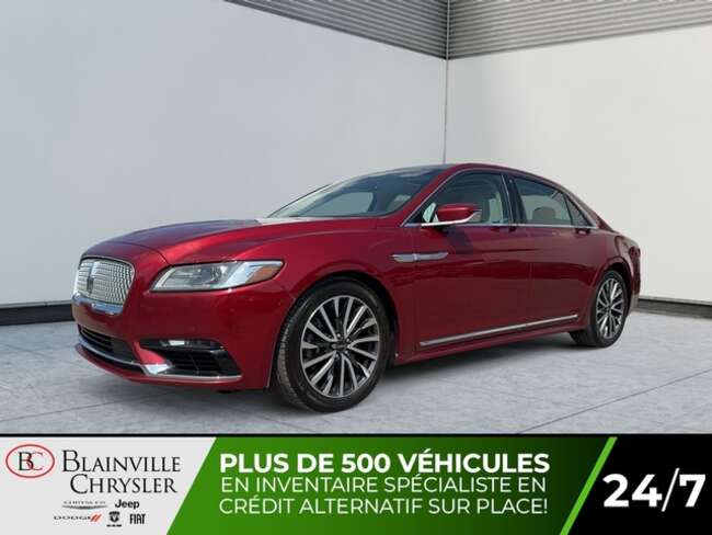 2017 Lincoln Continental SÉLECT AWD CUIR TOIT PANORAMIQUE MAGS for Sale  - BC-N5055  - Desmeules Chrysler