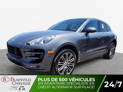 2015 Porsche Macan TURBO AWD CUIR ROUGE TOIT PANORAMIQUE GPS MAGS 21  - BC-P2761A  - Desmeules Chrysler