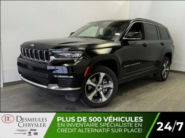 2024 Jeep Grand Cherokee L Limited Uconnect 10.1 Nav Camera de recul for Sale  - DC-24315  - Desmeules Chrysler