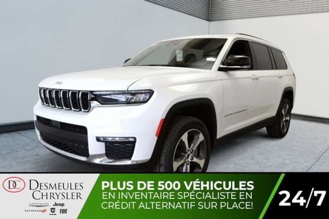 2024 Jeep Grand Cherokee L Limited 4x4 Uconnect 10.1 po Toit Panoramique for Sale  - DC-24314  - Desmeules Chrysler