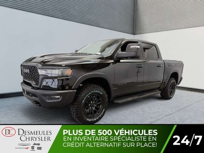 2025 Ram 1500 Rebel GT 4x4 Uconnect 14 po Cuir Toit pano Caméra for Sale  - DC-25050  - Desmeules Chrysler