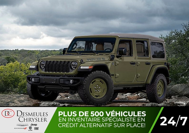 2025 Jeep WRANGLER 4XE for Sale  - DC-25071  - Desmeules Chrysler