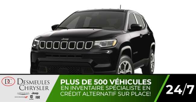 2025 Jeep Compass Sport 4x4 Uconnect Caméra recul Cruise Bluetooth for Sale  - DC-25067  - Desmeules Chrysler