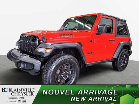2021 Jeep Wrangler 4X4 WILLY'S TOIT SOUPLE MAGS UCONNECT BLUETOOTH for Sale  - BC-40112A  - Desmeules Chrysler