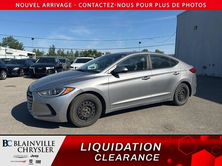 2017 Hyundai Elantra  - Desmeules Chrysler