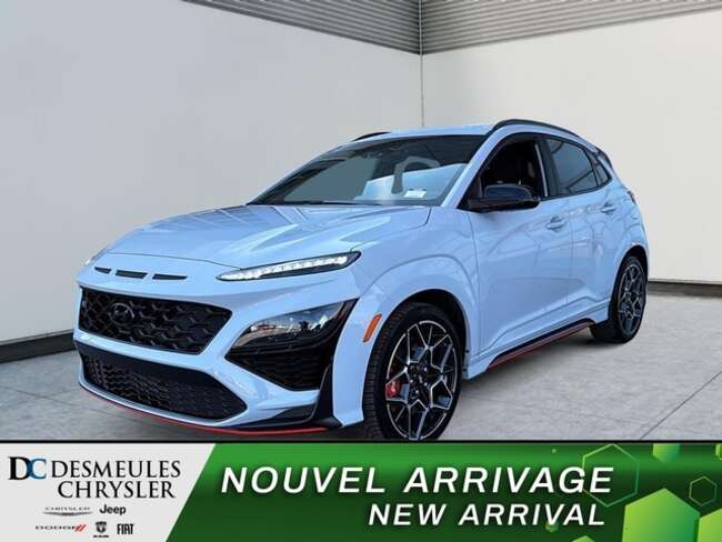 2023 Hyundai Kona N Sièges N Cuir et suede 276Hp Mags Navigation Cam for Sale  - DC-U6260  - Desmeules Chrysler