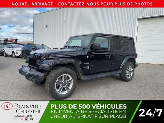 2021 Jeep Wrangler UNLIMITED SAHARA 4X4 DÉMARREUR CUIR MAGS for Sale  - BC-N5389  - Blainville Chrysler