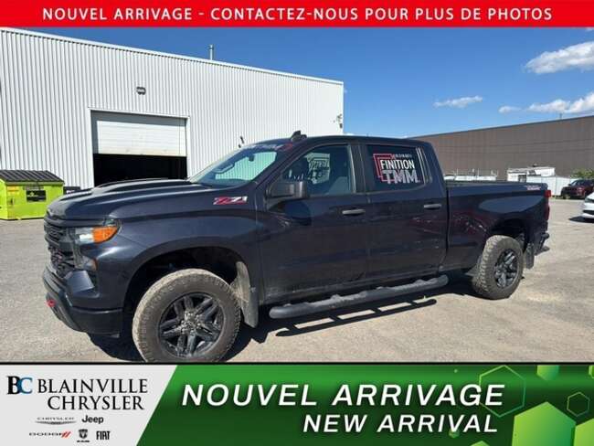 2022 Chevrolet Silverado 1500 CUSTOM TRAIL BOSS 4WD CREW CAB BLUETOOTH CRUISE for Sale  - BC-N6020  - Desmeules Chrysler